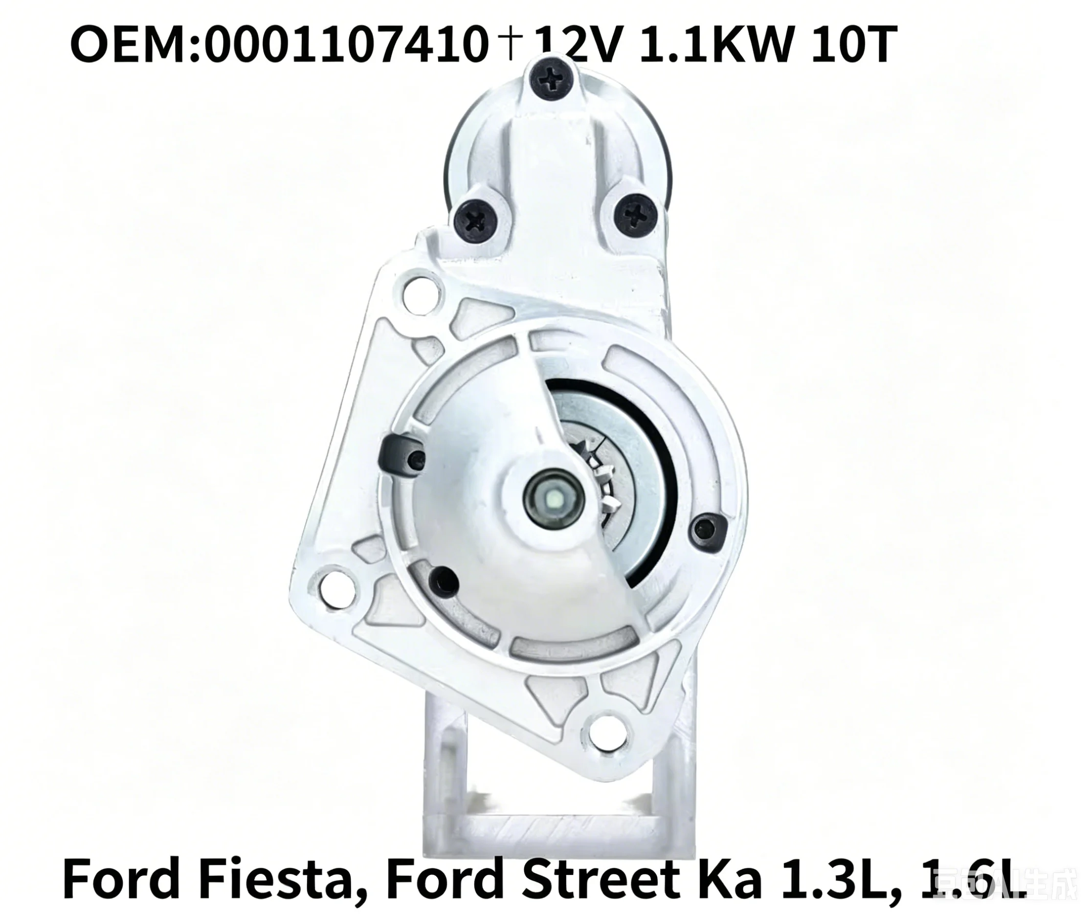 12V 1.1kw High Torque Starter Motor 0001107410 for Ford Fiesta Street Ka 1996-2008 1.3L 1.6L
12V 1.1kw High Torque Starter Motor 0001107410 for Ford Fiesta Street Ka 1996-2008 1.3L 1.6L