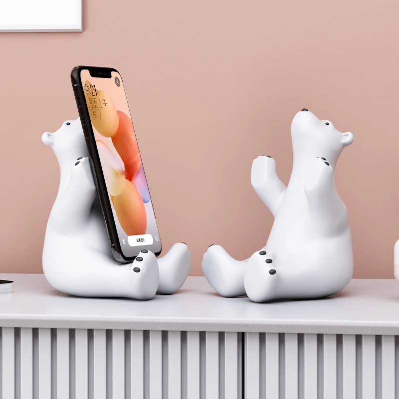 XK Polar Bear Desktop Ornaments Gathering Mobile Phone Holder Office Decorations Practical
XK Polar Bear Desktop Ornaments Gathering Mobile Phone Holder Office Decorations Practical