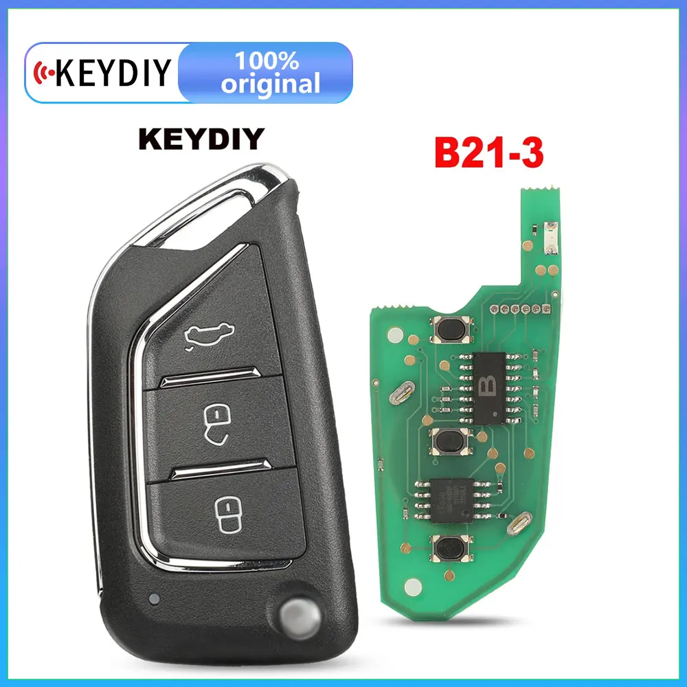 XRNKEY KEYDIY B21-3 B Series 3Buttons Universal KD Remote Control Auto Car Key For KD900+ URG200 Mini Programmer Tools
XRNKEY KEYDIY B21-3 B Series 3Buttons Universal KD Remote Control Auto Car Key For KD900+ URG200 Mini Programmer Tools