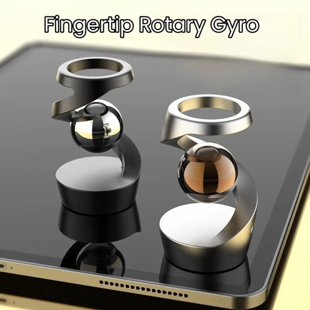 Fingertip Decompression Rotary Gyro Solid Color Aluminum Alloy Hypnosis Rotary Gyro Desktop Ornaments Kinetic
Fingertip Decompression Rotary Gyro Solid Color Aluminum Alloy Hypnosis Rotary Gyro Desktop Ornaments Kinetic