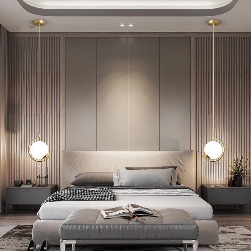 Modern LED Pendant Light Glass Bedside Ceiling Light Creative Personality Bedroom Living Room Dining Room Table Bar Lighting
Modern LED Pendant Light Glass Bedside Ceiling Light Creative Personality Bedroom Living Room Dining Room Table Bar Lighting