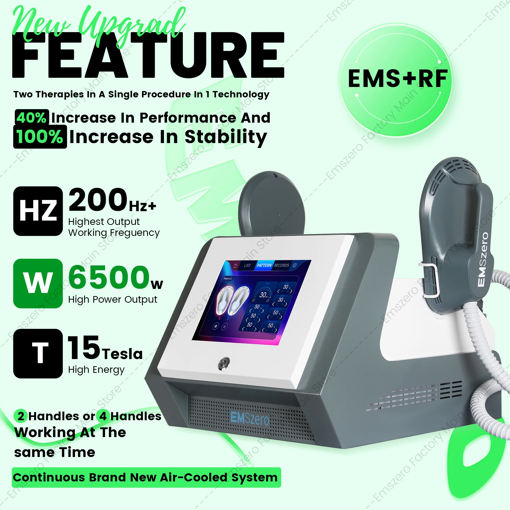 EMSzero Neo Electromagnetic EMS Body RF Slimming Lose Weight Machine Muscle Stimulator Fat Removal Hi-Emt Build Muscle Device
EMSzero Neo Electromagnetic EMS Body RF Slimming Lose Weight Machine Muscle Stimulator Fat Removal Hi-Emt Build Muscle Device