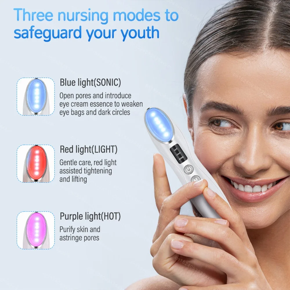 Electric Eye Massager EMS Microcurrent Eye Care Remove Dark Circles Eye Bags Vibration Hot Massage Relax Eye Massage Instrument
Electric Eye Massager EMS Microcurrent Eye Care Remove Dark Circles Eye Bags Vibration Hot Massage Relax Eye Massage Instrument