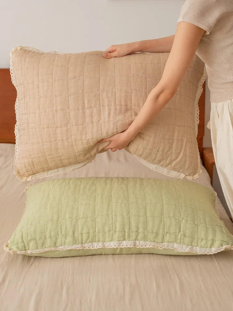 Наволочка Spring Dr Cotton 2025: Новая корейская кружевная наволочка (пара), универсальная для всех сезонов, защита от жирности кожи головы, для одного человека
Наволочка Spring Dr Cotton 2025: Новая корейская кружевная наволочка (пара), универсальная для всех сезонов, защита от жирности кожи головы, для одного человека