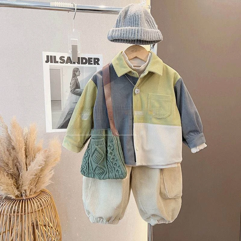 New Girls Boys Spring Autumn Two Piece Sets Top Shirt Turn-down Collar Pant Loose Fashion Soft All-match Outdoor
New Girls Boys Spring Autumn Two Piece Sets Top Shirt Turn-down Collar Pant Loose Fashion Soft All-match Outdoor