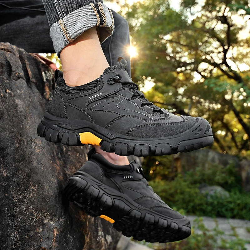 Luxury Brand Outdoor Trekking Leather Shoe Men Soft Waterproof Hiking Climbing Shoe Shoes Quality Leather Hunting Tactical Shoes
Luxury Brand Outdoor Trekking Leather Shoe Men Soft Waterproof Hiking Climbing Shoe Shoes Quality Leather Hunting Tactical Shoes