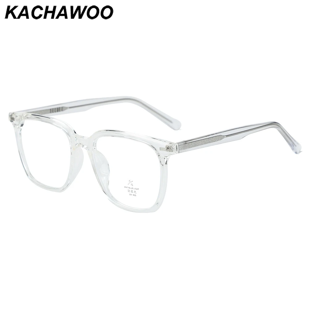 Kachawoo очки с защитой от синего света, мужская оправа TR90, прозрачная серая большая квадратная оправа для очков для женщин, модные аксессуары унисекс
Kachawoo очки с защитой от синего света, мужская оправа TR90, прозрачная серая большая квадратная оправа для очков для женщин, модные аксессуары унисекс