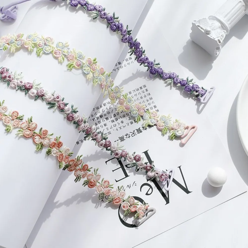 1 pair Anti-slip Floral Bra Straps Elastic Adjustable Shoulder Straps Polyester Flower Lingerie Strap Belt Wedding Party Dress
1 pair Anti-slip Floral Bra Straps Elastic Adjustable Shoulder Straps Polyester Flower Lingerie Strap Belt Wedding Party Dress