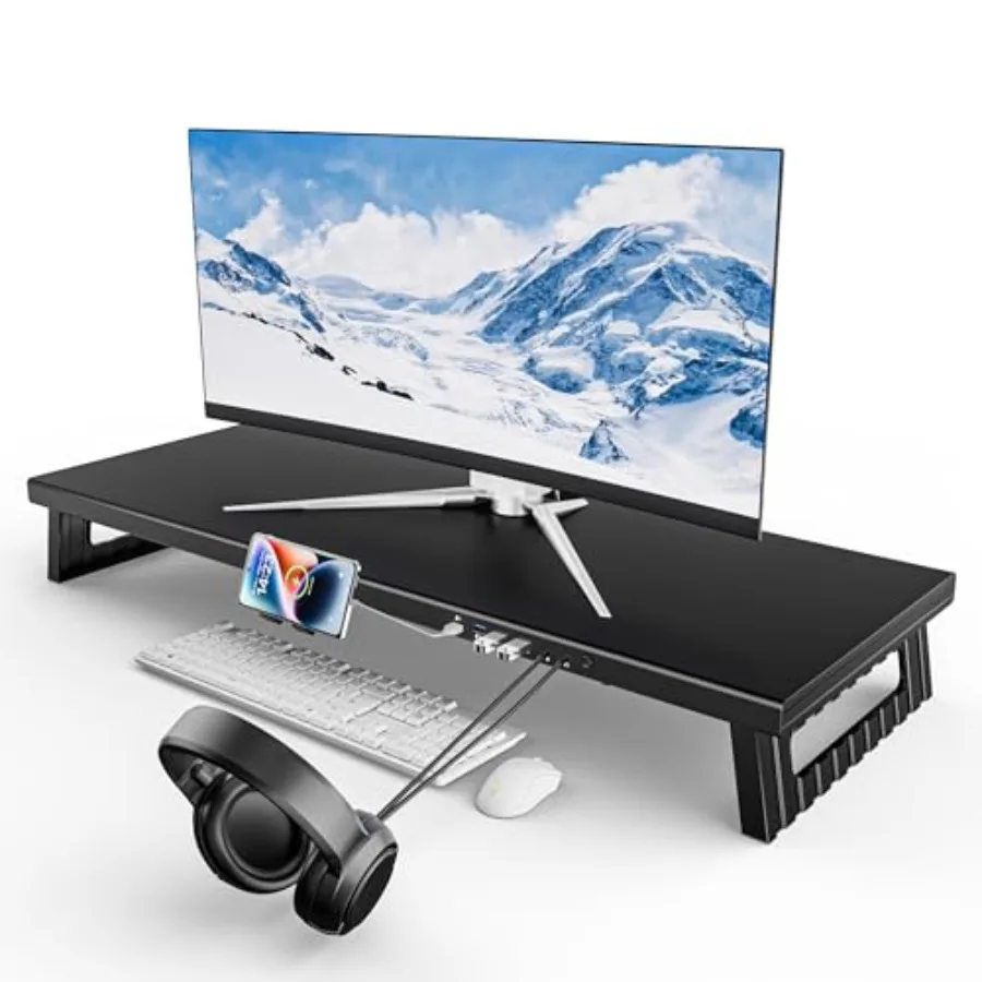 All-Metal Foldable Monitor Stand 28cm Wide Desktop with Headphone Mic Jack Detachable Phone Holder USB Hub Fast Charging Versio
All-Metal Foldable Monitor Stand 28cm Wide Desktop with Headphone Mic Jack Detachable Phone Holder USB Hub Fast Charging Versio