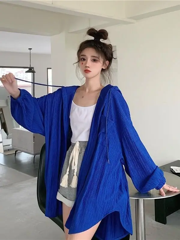 Women's Summer 2026 New Loose Fit Hooded Lightweight Air Conditioned Sun Protection Clothing Long Sleeve Standard Body Shape
Women's Summer 2026 New Loose Fit Hooded Lightweight Air Conditioned Sun Protection Clothing Long Sleeve Standard Body Shape