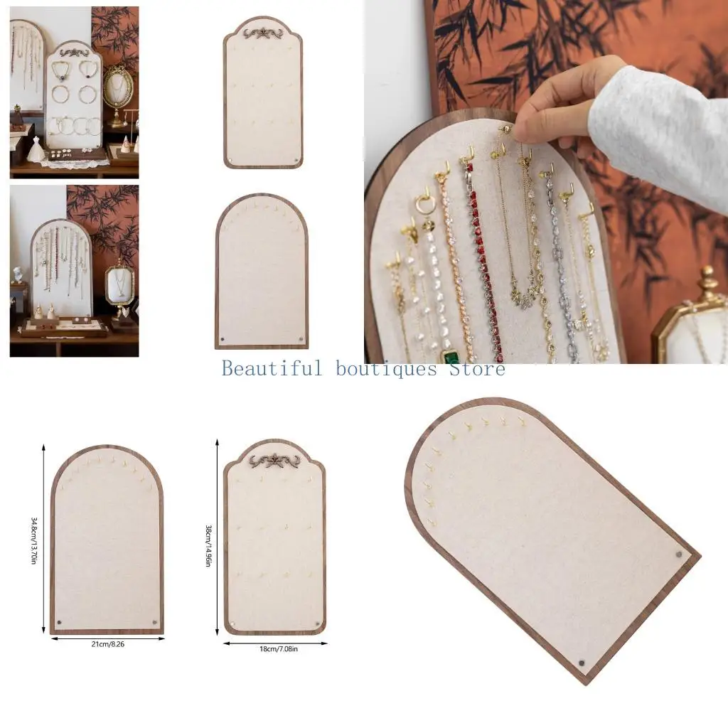U4LF Jewelry Display Stand Necklace Bracelet Organizers Natural Fabric
U4LF Jewelry Display Stand Necklace Bracelet Organizers Natural Fabric