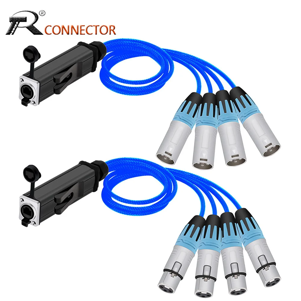 Переходник RJ45 CAT5 «мама» на 4-канальный посеребренный контакт 3Pin XLR многосетевой приемник Удлинитель сетевого сигнала кабельный сплиттер
Переходник RJ45 CAT5 «мама» на 4-канальный посеребренный контакт 3Pin XLR многосетевой приемник Удлинитель сетевого сигнала кабельный сплиттер