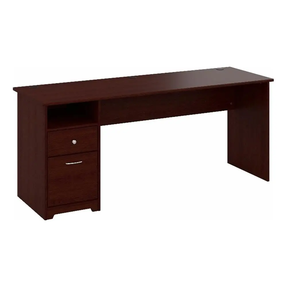 Cabot 72W Computer Desk with Drawers in Harvest Cherry, Large Work Table and Built-in Storage for Home Office, 6, Customized
Cabot 72W Computer Desk with Drawers in Harvest Cherry, Large Work Table and Built-in Storage for Home Office, 6, Customized