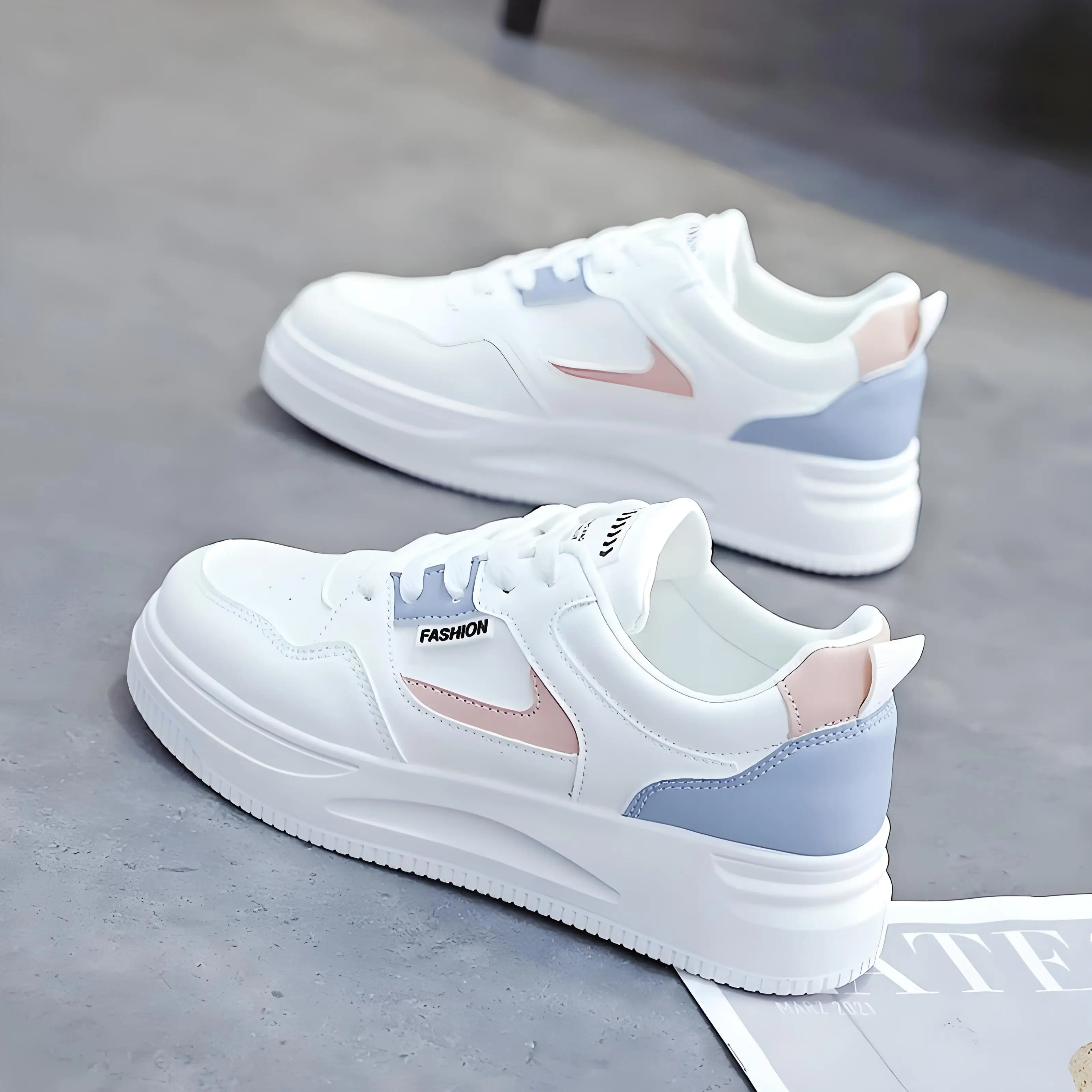 2025 New Arrival Women's Trendy White Sneakers Comfortable Platform Breathable Mesh Fashion Stylish Casual Shoes Lightweight
2025 New Arrival Women's Trendy White Sneakers Comfortable Platform Breathable Mesh Fashion Stylish Casual Shoes Lightweight