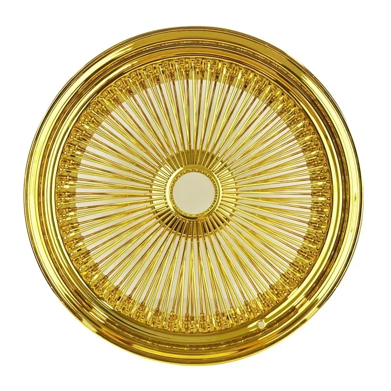 Rim 13 14 15 16 17 18 Inch 13x5.5 13x7 14x7 15x7 15x8 17x8 Steel Chrome Gold Wire Wheel for Cadillac Chevrolet Impala
Rim 13 14 15 16 17 18 Inch 13x5.5 13x7 14x7 15x7 15x8 17x8 Steel Chrome Gold Wire Wheel for Cadillac Chevrolet Impala