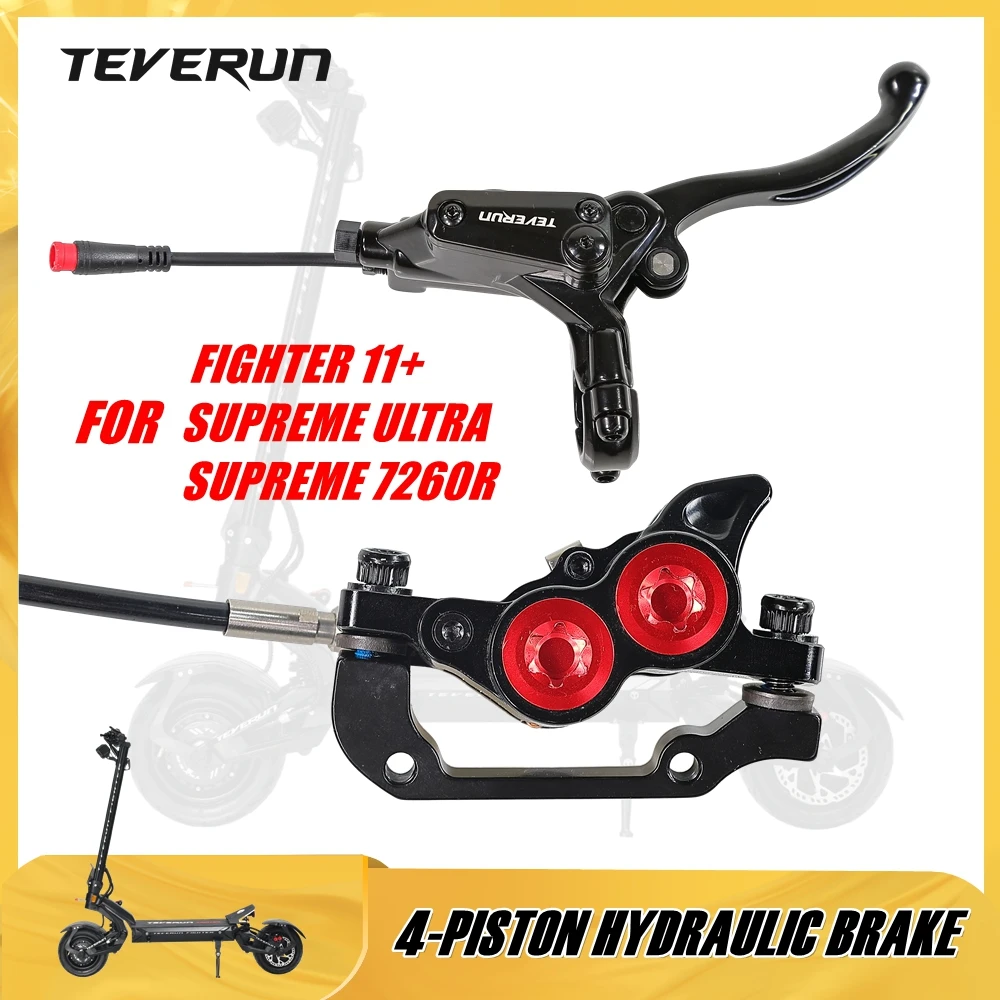 4-Piston Hydraulic Disc Brake Parts for TEVERUN FIGHTER 11+ SUPREME ULTRA 7260R Electric Scooter Oil Brake Set OEM By SIMAERS
4-Piston Hydraulic Disc Brake Parts for TEVERUN FIGHTER 11+ SUPREME ULTRA 7260R Electric Scooter Oil Brake Set OEM By SIMAERS