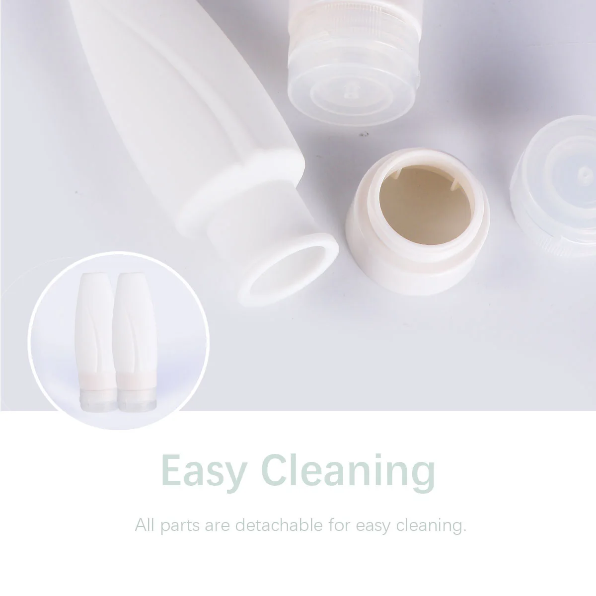 4pcs Empty Silicone Bottles Durable Lightweight for Shampoo Bath Cream Travel Portable Wide Mouth Cosmetics Storage
4pcs Empty Silicone Bottles Durable Lightweight for Shampoo Bath Cream Travel Portable Wide Mouth Cosmetics Storage