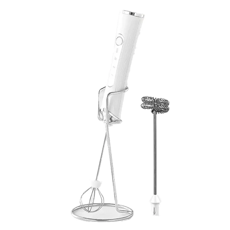 BAAN-Automatic Rotary Whisk Stirrer Electric Egg Beater Handheld Small Stirring Stick White
BAAN-Automatic Rotary Whisk Stirrer Electric Egg Beater Handheld Small Stirring Stick White