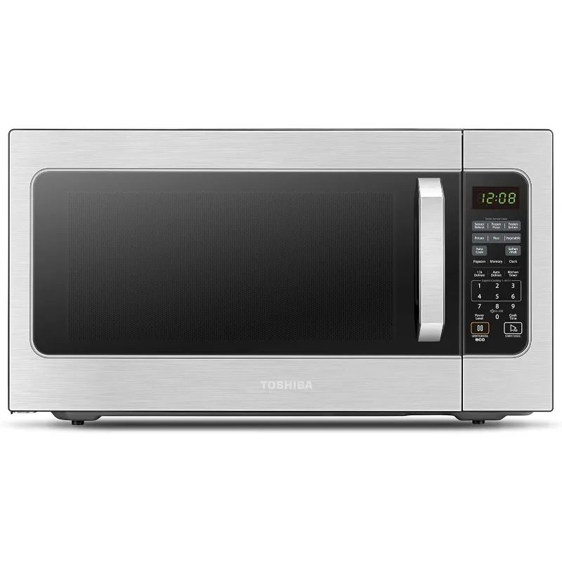 Toshiba ML-EM62P(SS) Large Countertop Microwave with Smart Sensor, 6 Menus, Auto Defrost, ECO Mode, Mute Option & 16.5"
Toshiba ML-EM62P(SS) Large Countertop Microwave with Smart Sensor, 6 Menus, Auto Defrost, ECO Mode, Mute Option & 16.5"