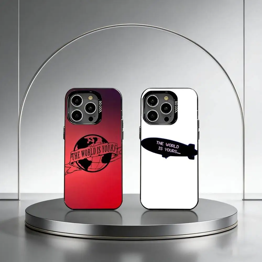The World Is Yours S-Scarfaces Phone Case For iPhone 17,16,15,14,13,12,11 Plus,Pro Max,XS,Colored Silver Plated Inside Cover
The World Is Yours S-Scarfaces Phone Case For iPhone 17,16,15,14,13,12,11 Plus,Pro Max,XS,Colored Silver Plated Inside Cover