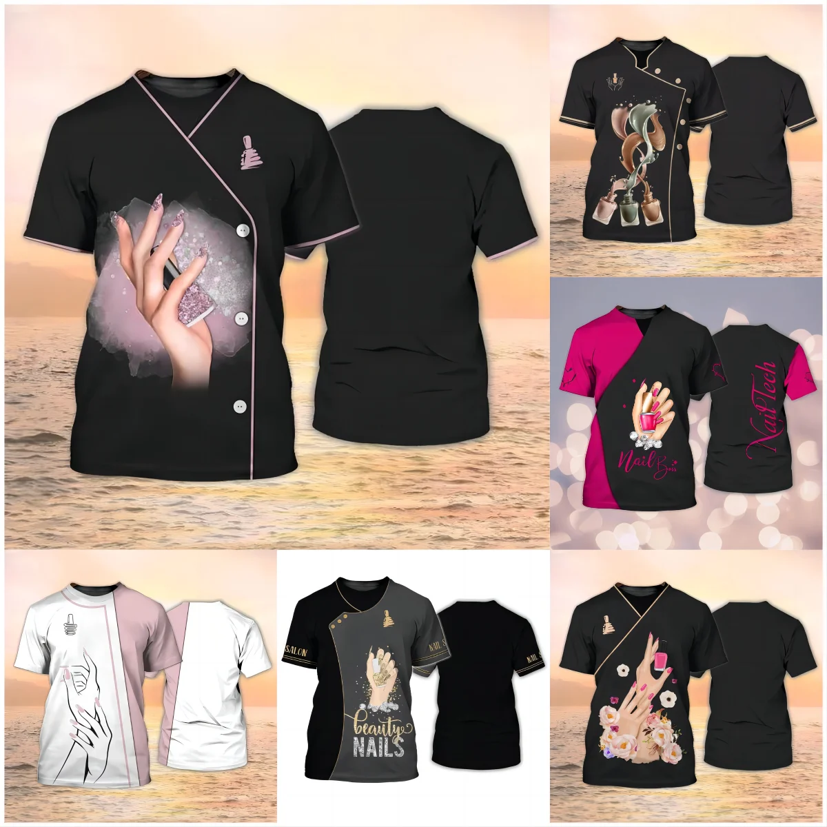 The Latest Summer Fashion Women's T-shirt Beautician Personalized Name 3d Printed T-shirt Neutral Casual Shirt Top Uniform
The Latest Summer Fashion Women's T-shirt Beautician Personalized Name 3d Printed T-shirt Neutral Casual Shirt Top Uniform