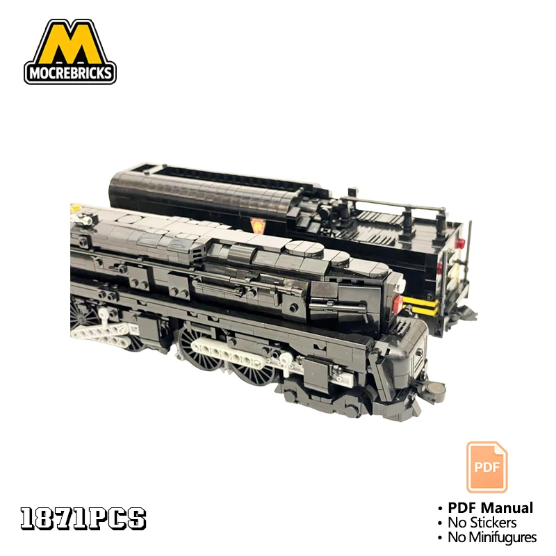 MOC 1 48 Motorized T1 Duplex Steam Locomotive Train Building Blocks Retro Streamline Heavy Engine Bricks Adult Toy Gift
MOC 1 48 Motorized T1 Duplex Steam Locomotive Train Building Blocks Retro Streamline Heavy Engine Bricks Adult Toy Gift