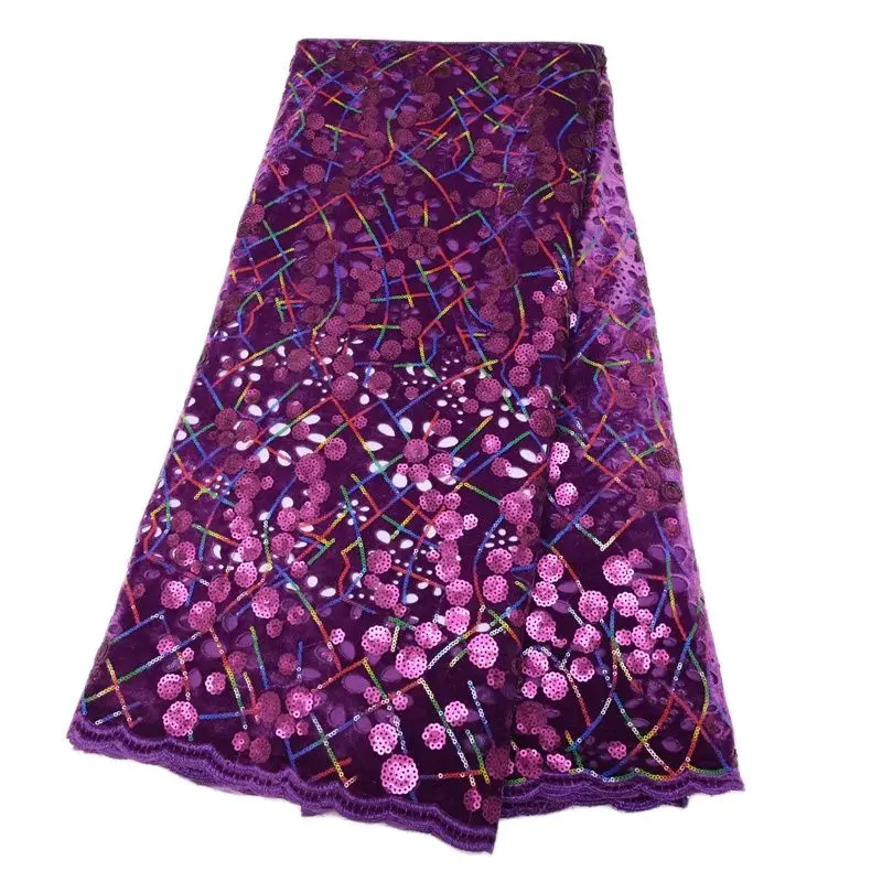 With Sequins French Net Lace Mix Velvet Fabric African Lace Material For Women Dress
With Sequins French Net Lace Mix Velvet Fabric African Lace Material For Women Dress