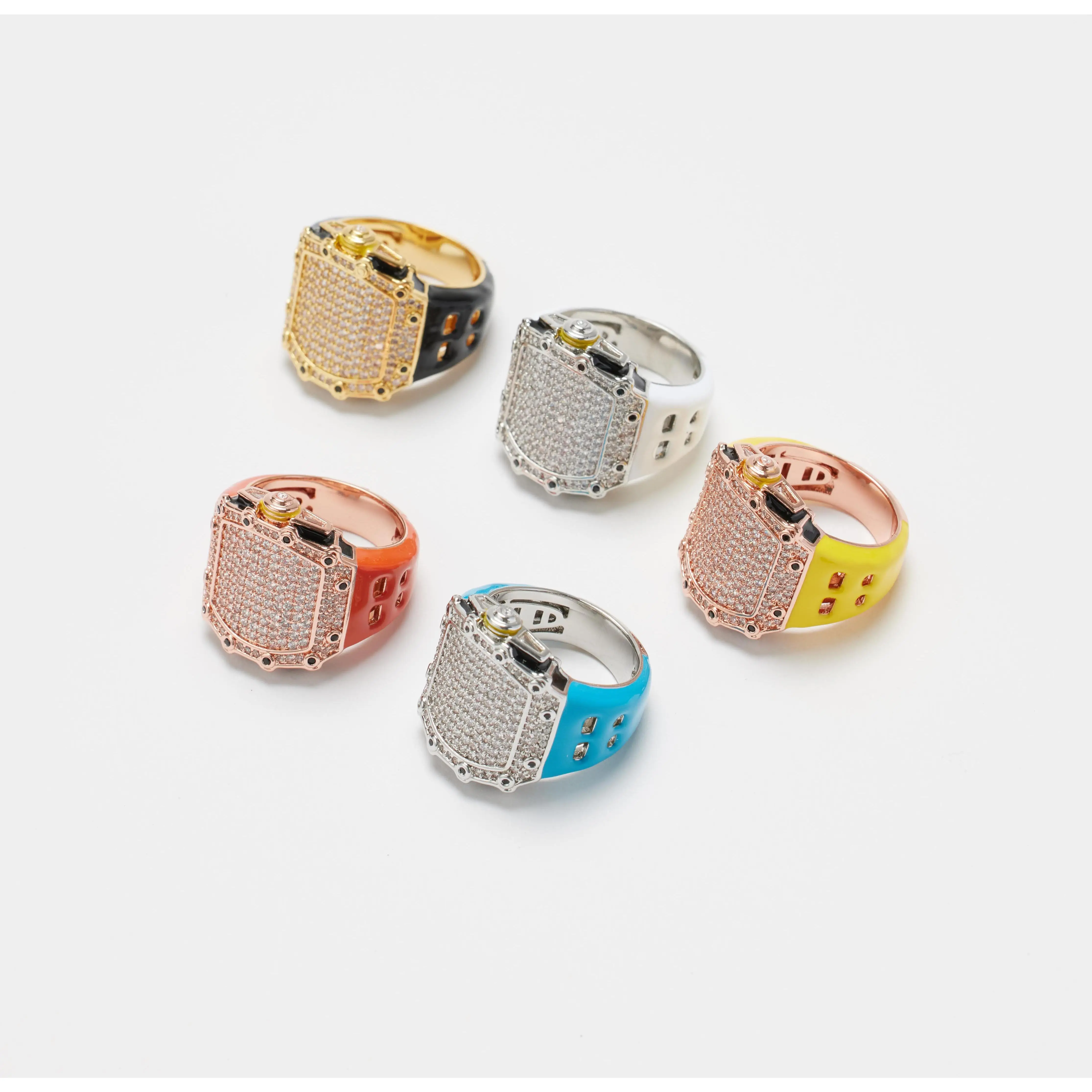ICE HUE Hip-Hop Watch Design Brass&Zirconia Ring-Luxury Edgy Jewelry for Men/Women Unique Streetwear Accessory Gift Your Love
ICE HUE Hip-Hop Watch Design Brass&Zirconia Ring-Luxury Edgy Jewelry for Men/Women Unique Streetwear Accessory Gift Your Love