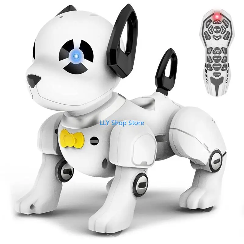 T8UD Remote Control Robot Dog Interactive Dancing Robot Toy Programmable Stunt Toy
T8UD Remote Control Robot Dog Interactive Dancing Robot Toy Programmable Stunt Toy