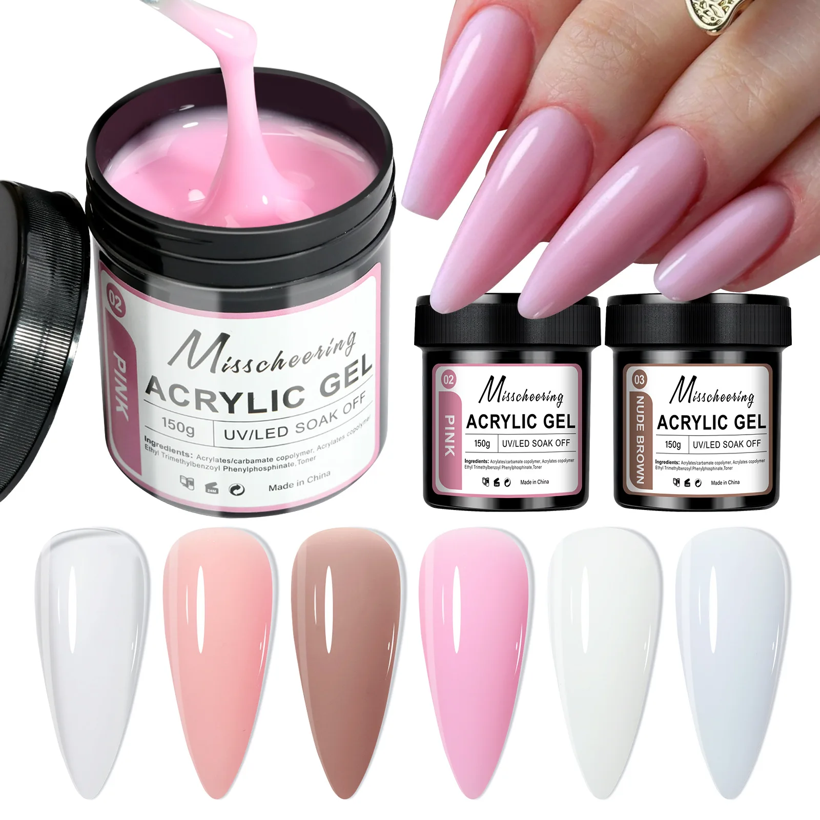 150g Builder Nail Gel White Nude Pink Nail Extension Gel Multifunctional Nails Art Soak Off UV/LED Gel Polish for Salon DIY
150g Builder Nail Gel White Nude Pink Nail Extension Gel Multifunctional Nails Art Soak Off UV/LED Gel Polish for Salon DIY