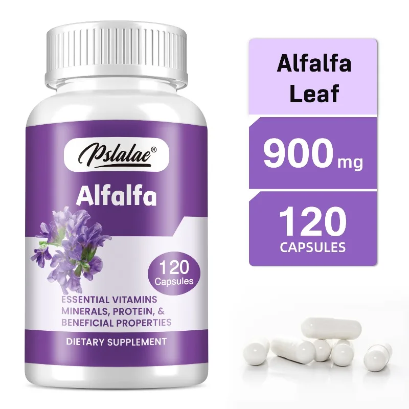 Alfalfa Capsules -Helps Regulate Intestinal Motility,Relieve Digestive Discomfort,Promote Liver and Urinary Tract Health,Non-GMO
Alfalfa Capsules -Helps Regulate Intestinal Motility,Relieve Digestive Discomfort,Promote Liver and Urinary Tract Health,Non-GMO