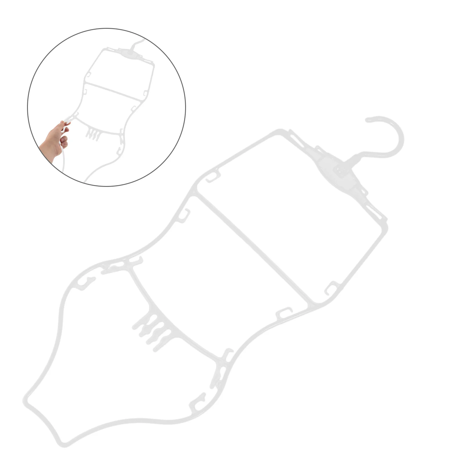 10Pcs Swimwear Hangers Body Shaped Display Rack for 's Bikinis Lingerie Home Use Swimsuit Hangers
10Pcs Swimwear Hangers Body Shaped Display Rack for 's Bikinis Lingerie Home Use Swimsuit Hangers