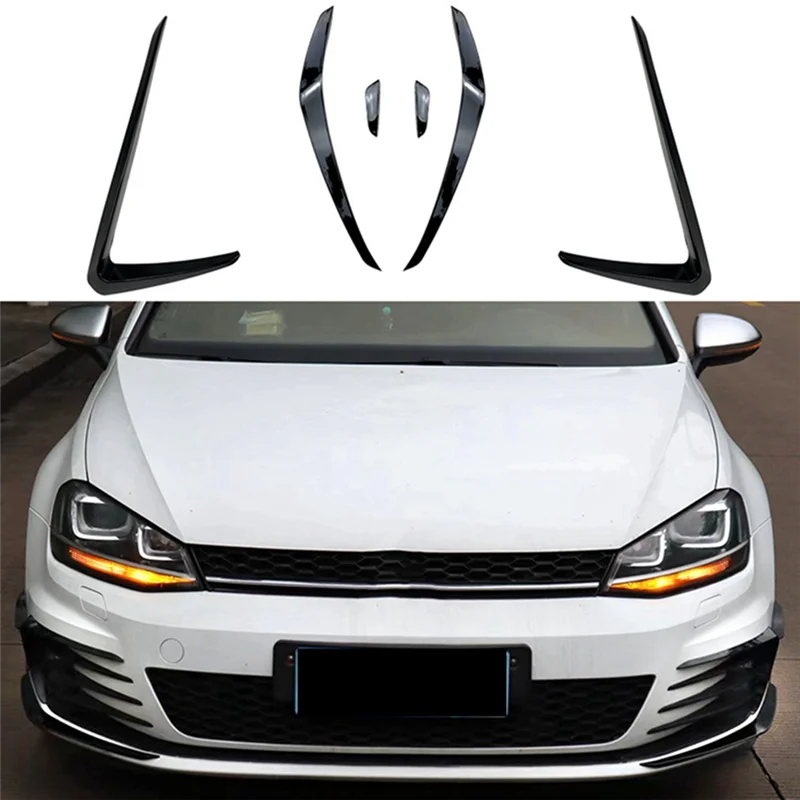 1 Pair Car Front Bumper Spoiler Splitter Cover Fog Light Splitter Trim For Golf 7 Golf MK7 2013-2016 Side Knife Accessories-A61E
1 Pair Car Front Bumper Spoiler Splitter Cover Fog Light Splitter Trim For Golf 7 Golf MK7 2013-2016 Side Knife Accessories-A61E