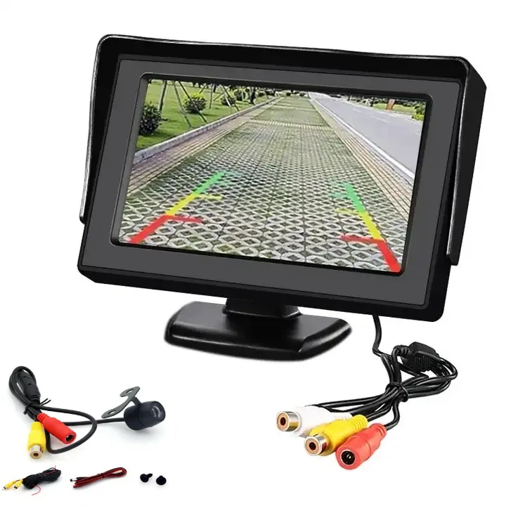 4,3-дюймовая автомобильная задняя камера, монитор, светодиодная камера заднего вида с экраном, TFT ЖК-дисплей для парковки грузовиков, простая установка
4,3-дюймовая автомобильная задняя камера, монитор, светодиодная камера заднего вида с экраном, TFT ЖК-дисплей для парковки грузовиков, простая установка