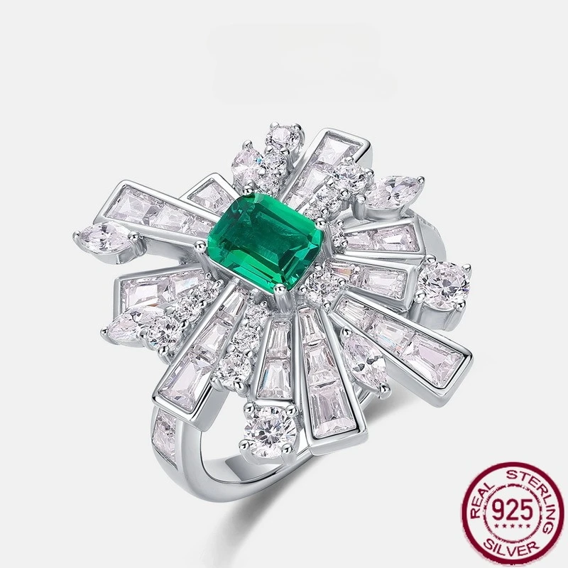 New S925 pure silver European and American cultivated emerald ring set with cultivated colorful treasure ring wedding jewelry
New S925 pure silver European and American cultivated emerald ring set with cultivated colorful treasure ring wedding jewelry