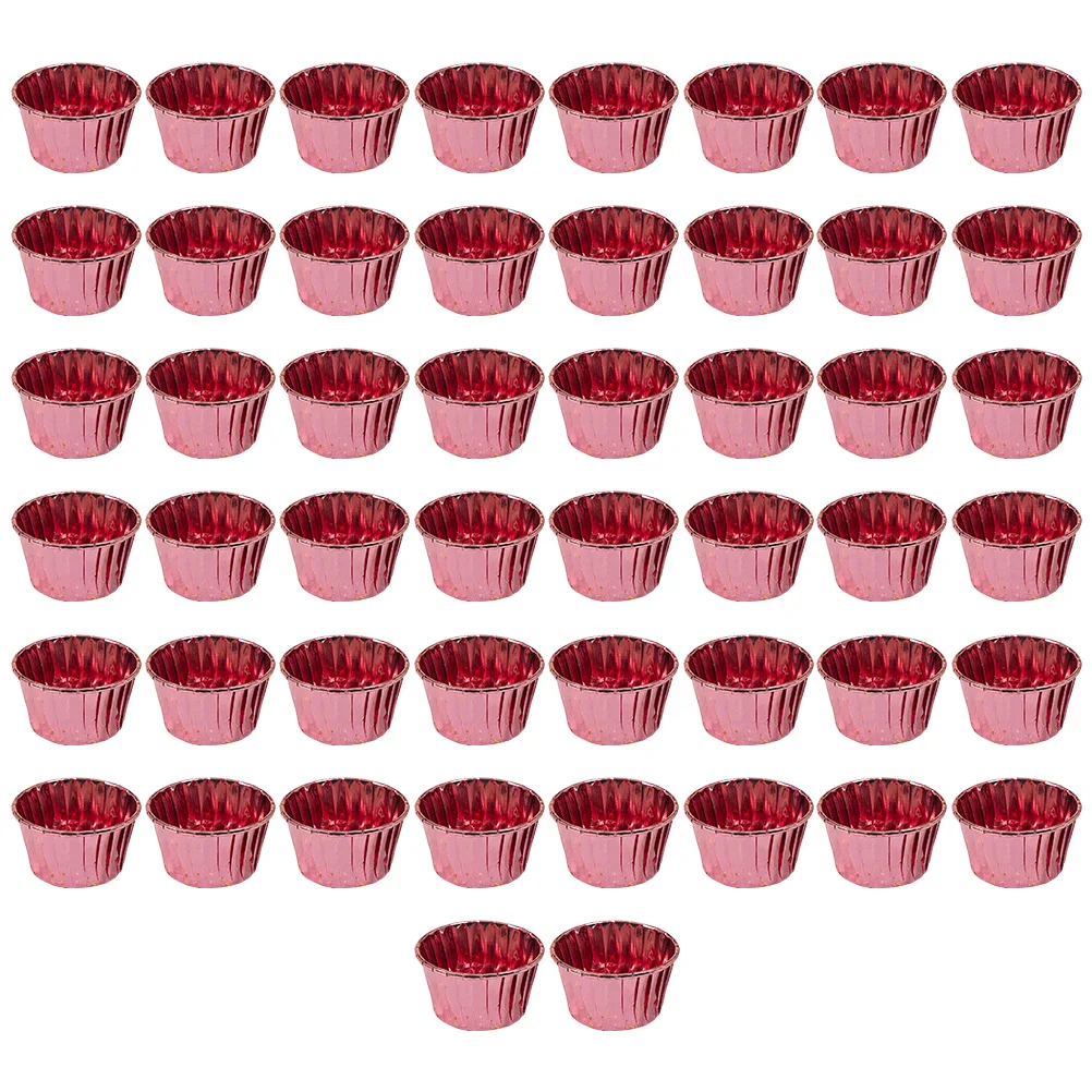 50 Pcs Waterproof Oil Resistant Foil Cupcake Liner Baking Cake Cup Muffin Case Holder Disposable Party Supplies
50 Pcs Waterproof Oil Resistant Foil Cupcake Liner Baking Cake Cup Muffin Case Holder Disposable Party Supplies