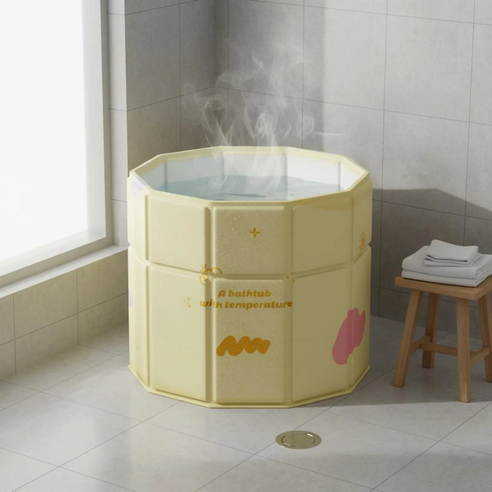 Folding Ice Tub Foldable Portable Cold Plunge Tub Collapsible Bathtub Long-Lasting Insulated Ice Bath Barrel Easy to Clean
Folding Ice Tub Foldable Portable Cold Plunge Tub Collapsible Bathtub Long-Lasting Insulated Ice Bath Barrel Easy to Clean