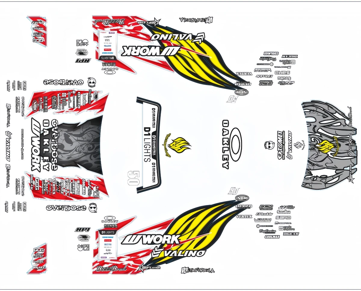TC965 1/10 JZX100 Mark II Drift Decals Pre-Cut Transparent A4 Sticker
TC965 1/10 JZX100 Mark II Drift Decals Pre-Cut Transparent A4 Sticker