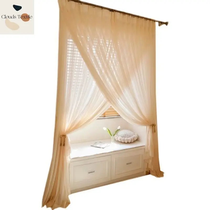 Custom Size!!European Gauze Curtain Dreamy Yarn Chiffon Curtains for Living Dining Room Bedroom Fashion Elegant Decor Window
Custom Size!!European Gauze Curtain Dreamy Yarn Chiffon Curtains for Living Dining Room Bedroom Fashion Elegant Decor Window