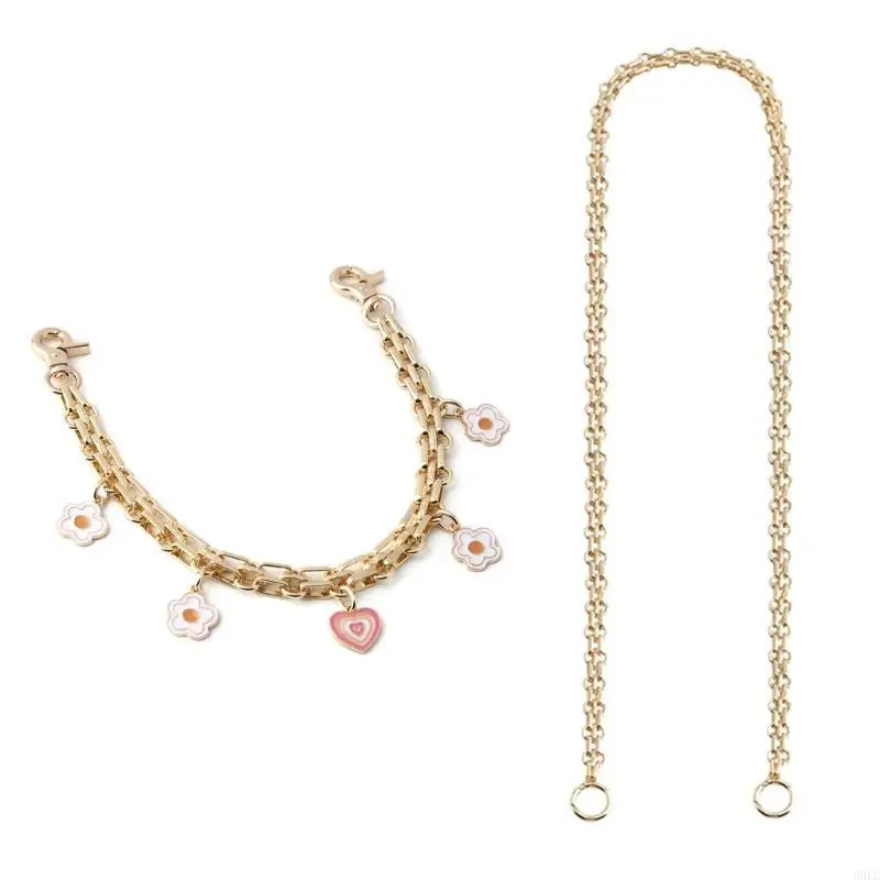 50LE Practical Flower Strawberry Chain Ornament Handbag Decors Adds Fashion To Bags
50LE Practical Flower Strawberry Chain Ornament Handbag Decors Adds Fashion To Bags