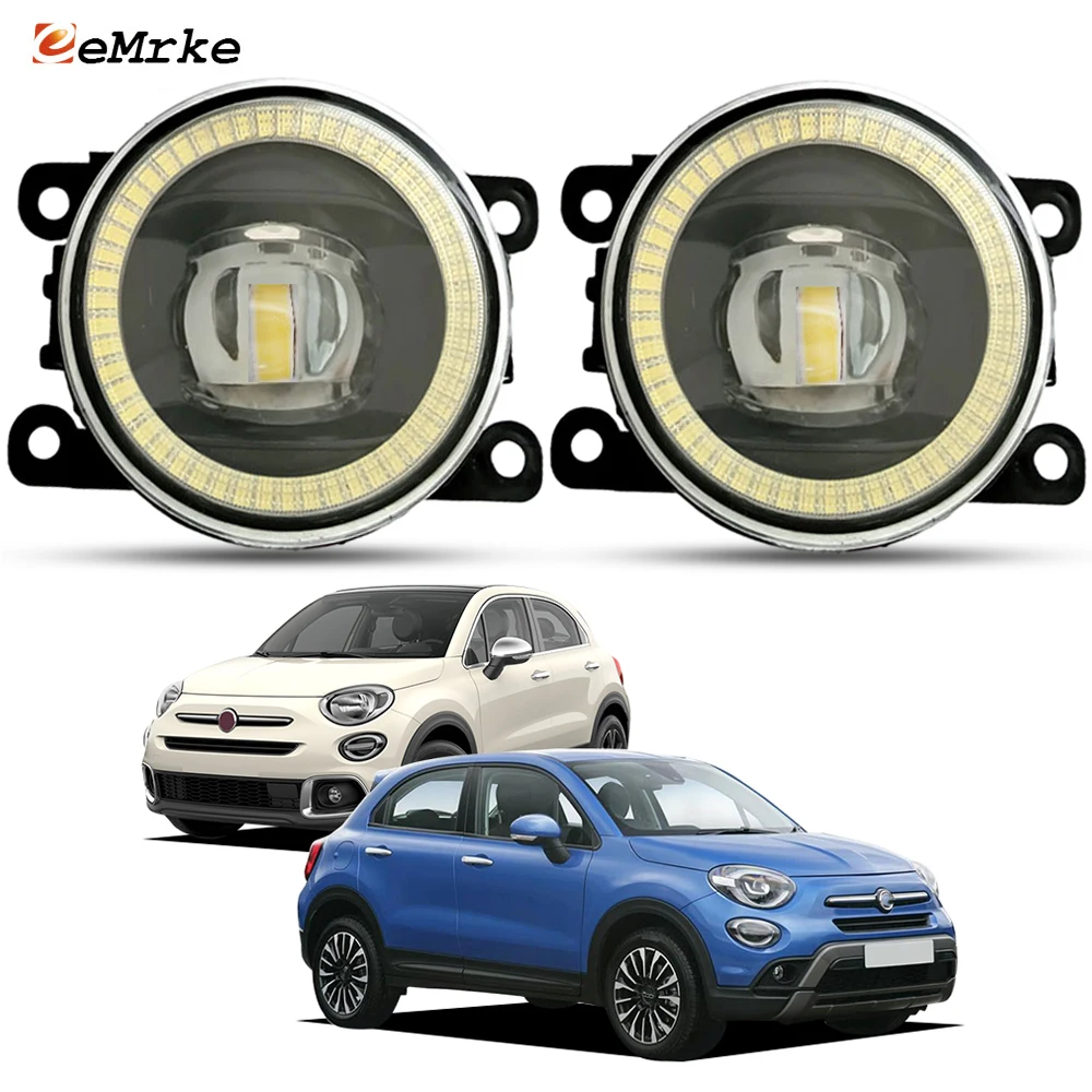 Upgrade LED Fog Lights + Led Angel Eyes DRL for Fiat 500X334 500X Sport 2018-2024 Car PTF 30W with Lens Daytime Running Lamp
Upgrade LED Fog Lights + Led Angel Eyes DRL for Fiat 500X334 500X Sport 2018-2024 Car PTF 30W with Lens Daytime Running Lamp