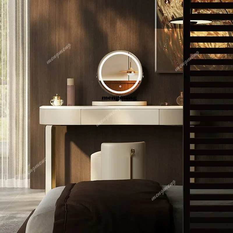 Simple marble dresser large apartment high-end modern simple master bedroom, light luxury dressing table
Simple marble dresser large apartment high-end modern simple master bedroom, light luxury dressing table