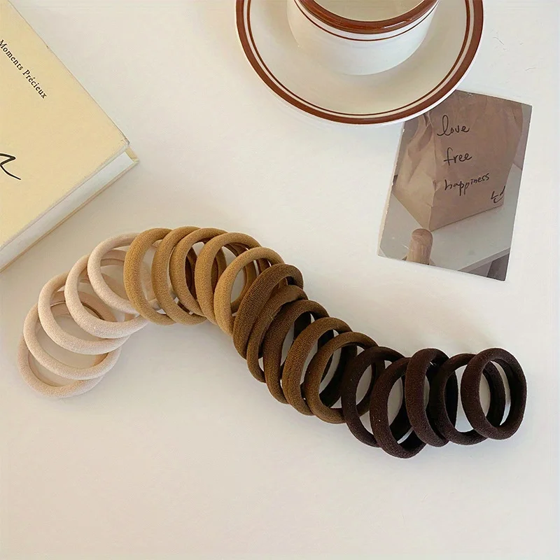High elasticity solid color small rubber band headband -a fashionable and simple hair accessory, the ideal gift choice for girls
High elasticity solid color small rubber band headband -a fashionable and simple hair accessory, the ideal gift choice for girls