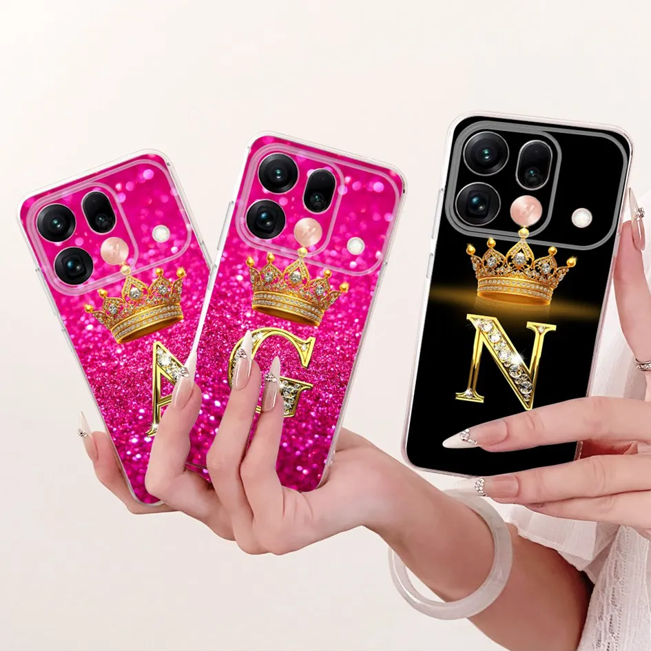 For Oppo Find X9s Case FindX9s Pro Cover CPH2873 Cute Letters Crown Soft Silicone Couple Phone Case For OPPO Find X9 Ultra Shell
For Oppo Find X9s Case FindX9s Pro Cover CPH2873 Cute Letters Crown Soft Silicone Couple Phone Case For OPPO Find X9 Ultra Shell