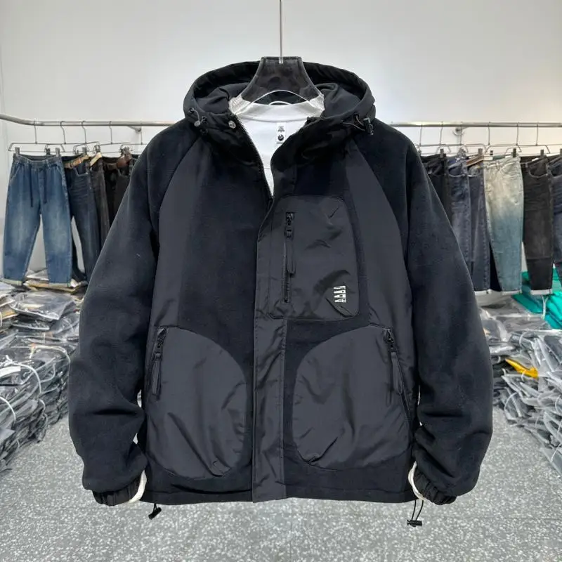 Мужская утепленная хлопковая куртка-парка с капюшоном для работы, теплая, осенне-зимняя, модная брендовая хлопковая одежда
Мужская утепленная хлопковая куртка-парка с капюшоном для работы, теплая, осенне-зимняя, модная брендовая хлопковая одежда