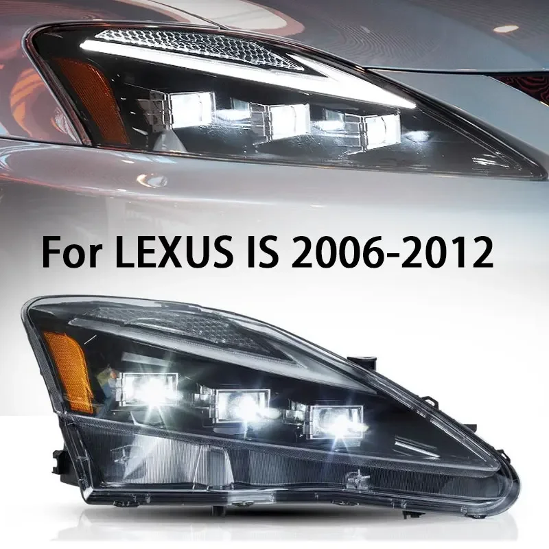 Автомобильные фары для LEXUS IS IS250 IS300 2006-2012, обновление, 3-линзовая светодиодная фара DRL, динамический сигнал, передний фонарь в сборе
Автомобильные фары для LEXUS IS IS250 IS300 2006-2012, обновление, 3-линзовая светодиодная фара DRL, динамический сигнал, передний фонарь в сборе