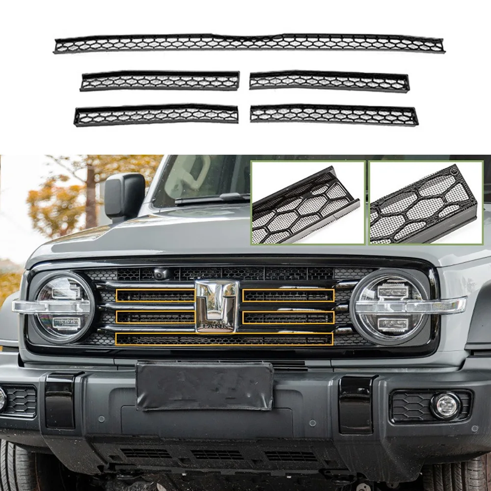 Car Medium Mesh Insect Screen For Tank 300 2021-2024 Front Face Honeycomb Grille Protective Decoration Accessories
Car Medium Mesh Insect Screen For Tank 300 2021-2024 Front Face Honeycomb Grille Protective Decoration Accessories