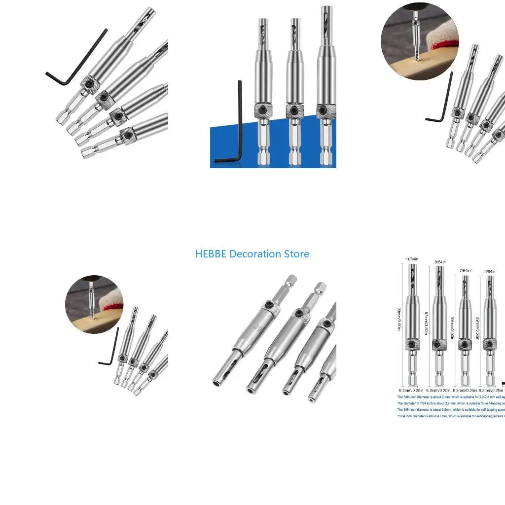 B0KC Hinge Hole Positioning Drill Bit for Power Drills Accurate Holes Door Window Cabinet Installation
B0KC Hinge Hole Positioning Drill Bit for Power Drills Accurate Holes Door Window Cabinet Installation