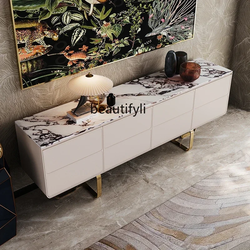 1184Light luxury marble dining side locker, household living room wall storage cabinet, simple modern porch cabinet
1184Light luxury marble dining side locker, household living room wall storage cabinet, simple modern porch cabinet