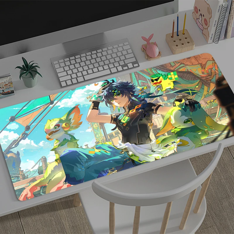 Mousepad Genshin Impact Kinich Office Computer Desk Mat Keyboard Mouse Pad Cushion Large Non-slip Deskpad PC HD Anime Mousepad
Mousepad Genshin Impact Kinich Office Computer Desk Mat Keyboard Mouse Pad Cushion Large Non-slip Deskpad PC HD Anime Mousepad